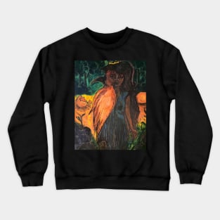 Bird Woman Crewneck Sweatshirt